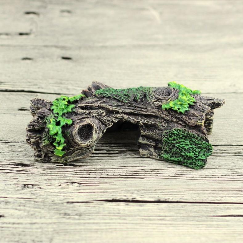 Аквариум, ландшафтный дизайн, аквариум, пещера, дерево, ремесленный дом из смолы, дом, паук, змея, ящерица, пещера черепахи