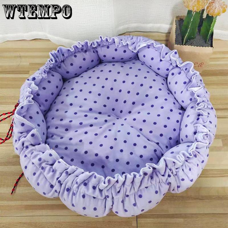 Кровать для питомца, кошачий домик, коврик для собачьей будки, средний и большой, гнездо для собак, коврик для гнезда из тыквы, гнездо двойного назначения, плюшевый дракон, кошачье гнездо