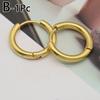 Women Piercing Jewelry Stainless Puncture Steel Hypoallergenic Men Round Ornaments Earrings