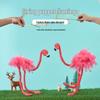 Flamingo Creative Novel Handmade Wooden String Puppet Toy