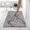 Diatom Mud Bathroom Floor Mat, Anti Slip Bathroom Floor Mat, Water Absorbing Quick Drying Carpet At the Toilet Door