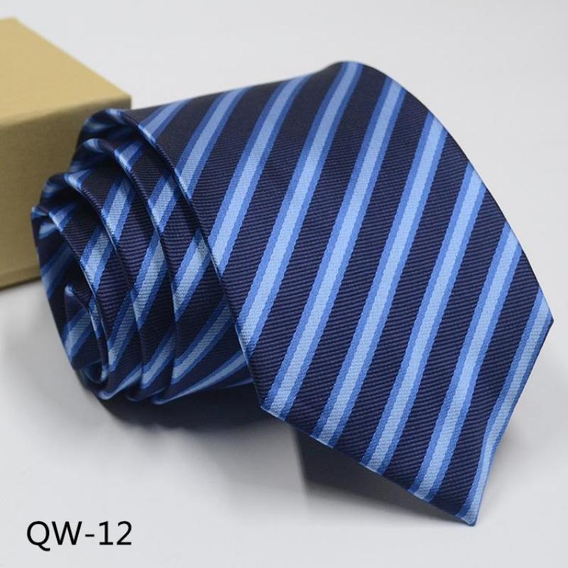 Мужское Платье Деловой Повседневный Профессиональный Жених Свадьба Лучший Муж С Полосатым Жаккардом Изысканный Джентльмен Мужской Премиальный Галстук