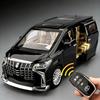 1:24-клавишная версия управления Модель автомобиля Toyota Alphard MPV из сплава Литые металлические модели автомобилей Звук и свет Детская игрушка Подарок