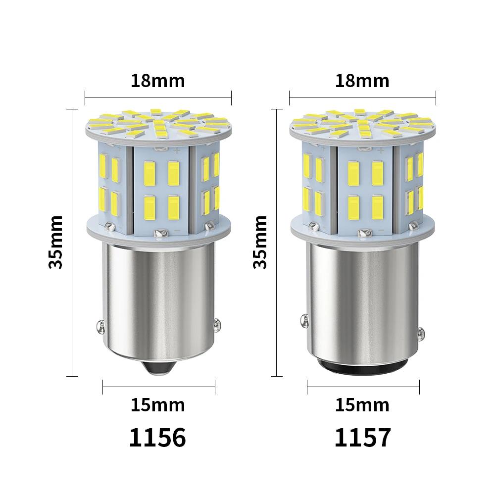 10X Светодиодные лампы 1156 BA15S P21W 3014SMD 1157 BAY15D P21/5W Лампа указателя поворота ДХО Дневной ходовой огонь Красный Синий Белый для грузовика 24В