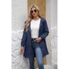 Autumn Winter New Women's Hooded Long Trench Coat, Loose Plus Size Casual Windproof Outerwear for European American