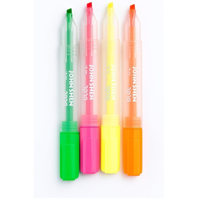 Accuprints Pack Of 4 Highlighters Pen Pastel Highlighter Set Cute Highlighters Pens For Study Highlighter Stationary Ite