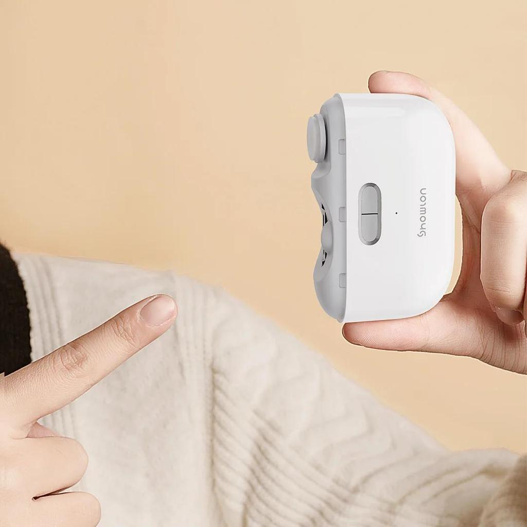 Xiaomi Showlon Электрические полирующие кусачки для ногтей Автоматический триммер для стрижки ногтей Подсветка Безопасный и удобный Для пожилых людей/Ребенка
