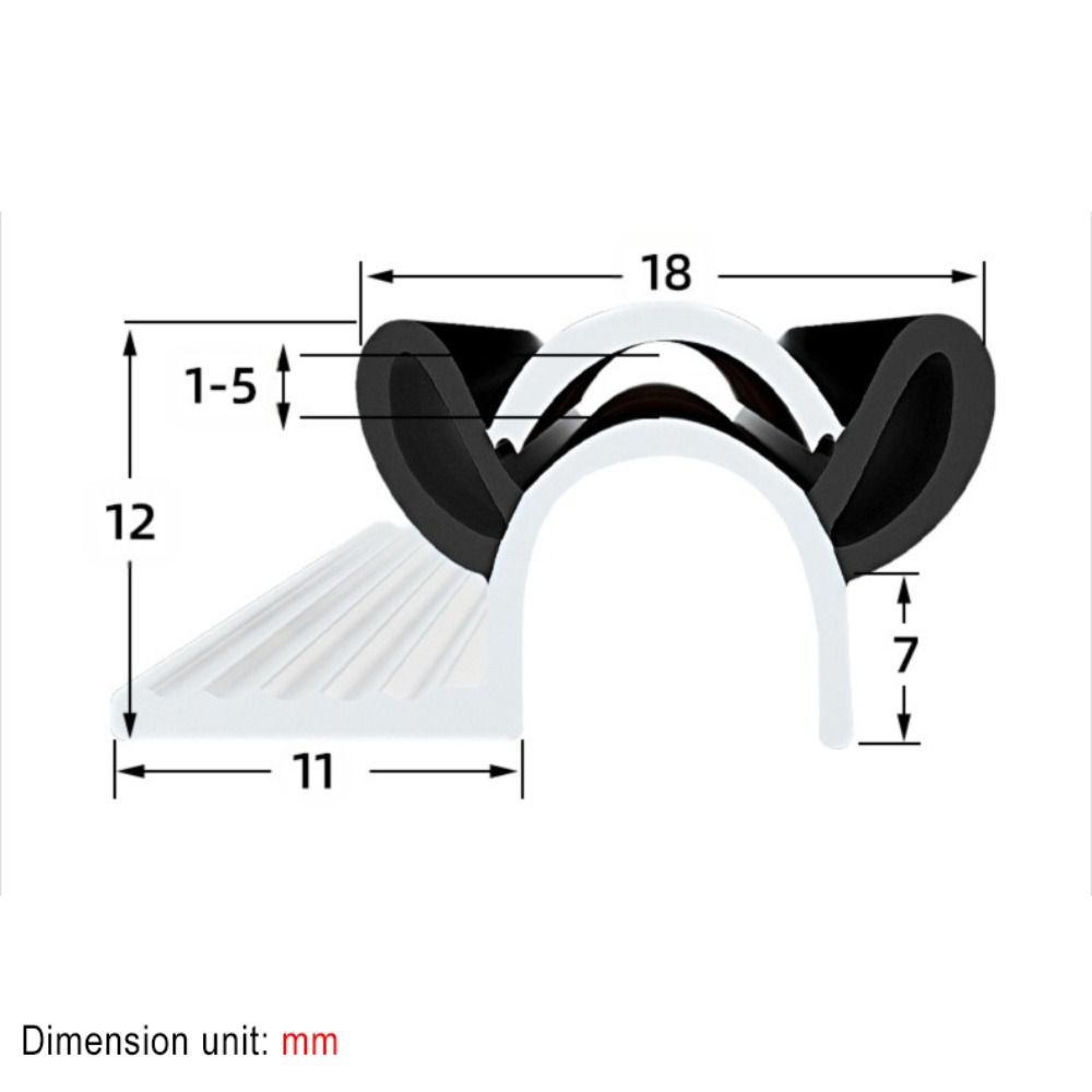 Soundproofing Casement Window Sealing Strip Windproof Insulation Strip Broken Bridge Aluminum