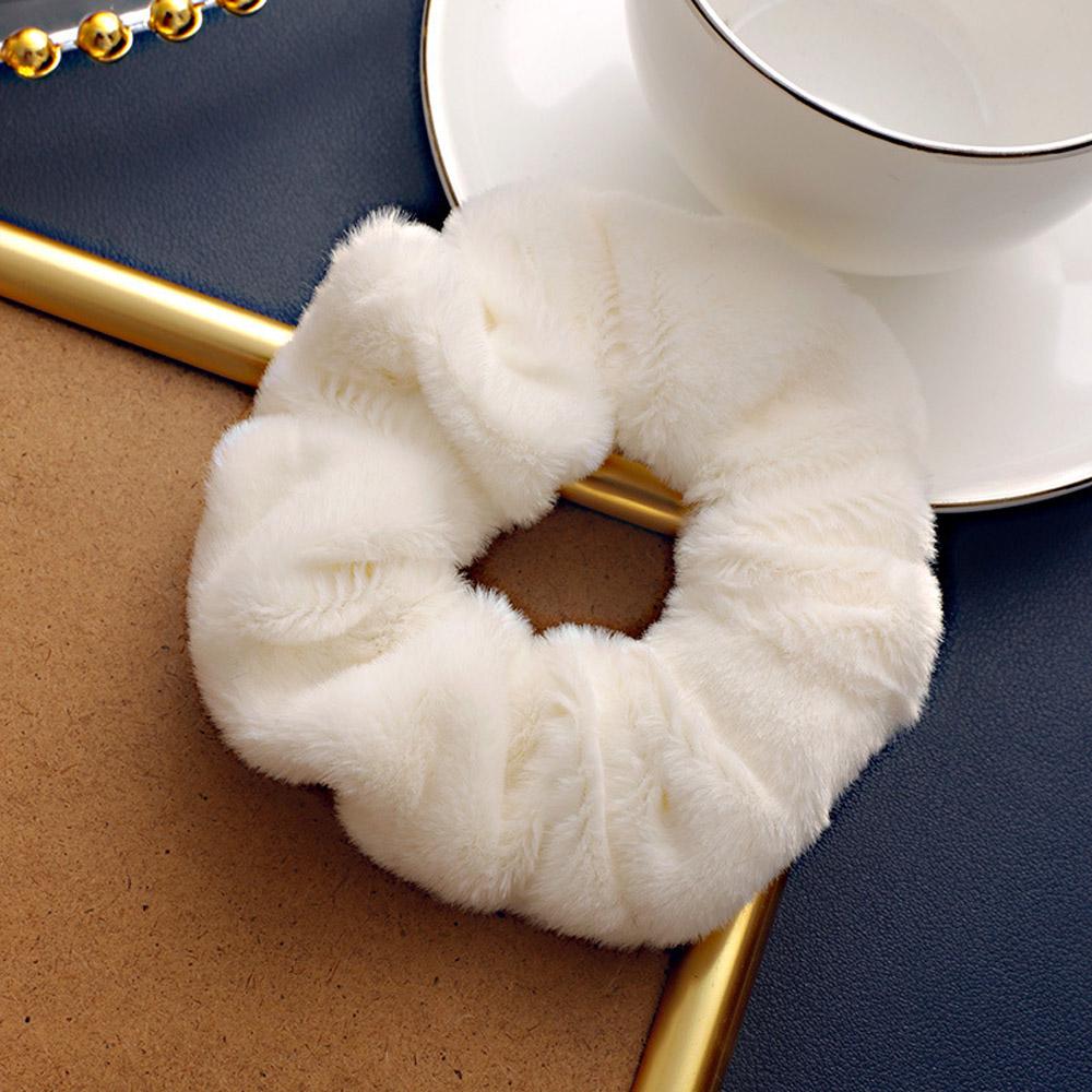 Меховые аксессуары для волос Резинка для волос Кольцо для волос Плюшевая резинка для волос Держатель для хвоста Веревка для волос