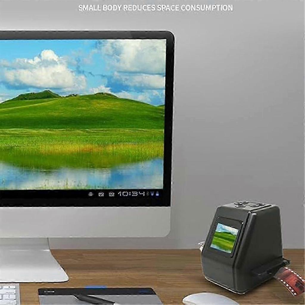 Digital Film and Slide Scanner for 135 110 126KPK Super 8mm to 12MP JPEG Conversion Tool