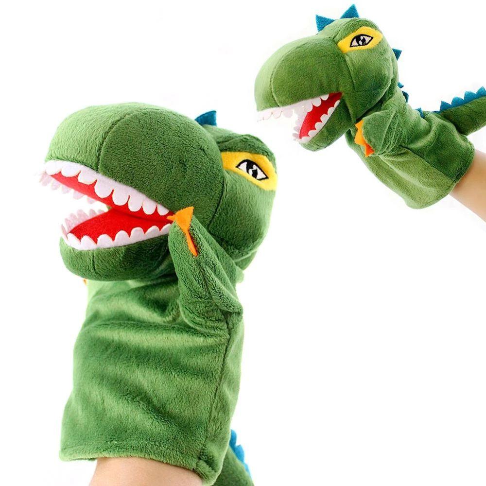 Dinosaur Stuffed Animals Bear Shark Finger Puppet Animal Puppet Hand Finger Puppet Plushed Doll