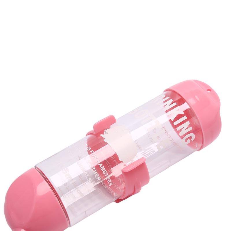 Пластиковая поилка для хомяка, бутылка для воды, диспенсер, кормушка, подвесная домашняя собака, морская свинка, белка, кролик, питьевая головка, трубка-фонтан