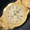 ВОССТАНОВЛЕННЫЕ SEIKO 5 AUTOMATIC 6309A ЯПОНИЯ АРАБСКИЙ ЗОЛОТОЙ ЦИФЕРБЛАТ a426419-2 RL-a426419