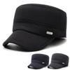 Middle-Aged Men'S Warm Fleece Hat Season Fashion Flat Hat Cold Outdoor Travel Casual Thickened Hat