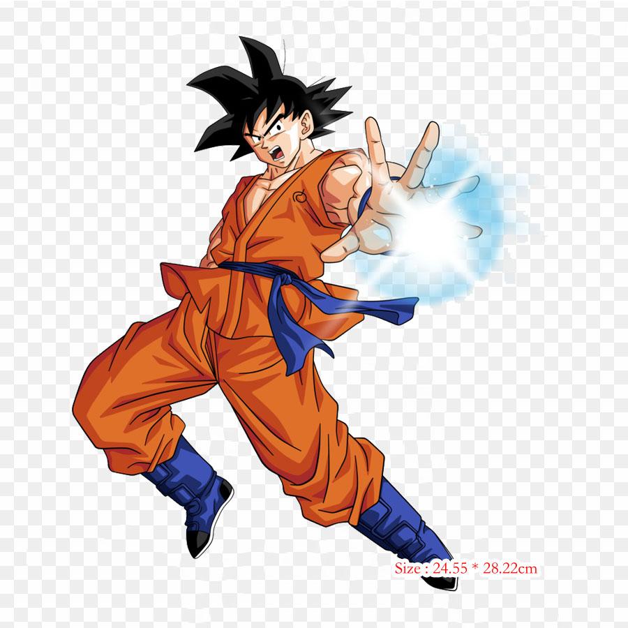 Patches For Clothes Bag Iron On Thermal Stickers Goku's New Outfit Goku Vegeta Pattern Washable Heat Transfer