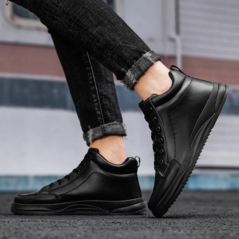 Весна 2024 года, новые мужские повседневные туфли, удобная обувь для пар, износостойкие кроссовки для активного отдыха, теплые, нескользящие, легкие, с высоким верхом