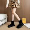 2025 New Style Autumn Winter Thick Bottom Woman Ankle Boot Fashion Platform Ladies Concise Zippers Mordern Short Booties