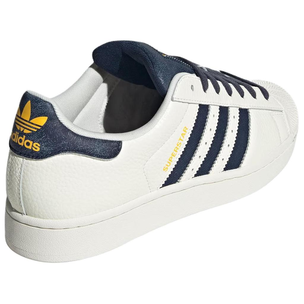 Adidas Originals Superstar 2 Classic Comfortable Durable Low-Top Skate Shoes Unisex Sneakers White Blue JR6989
