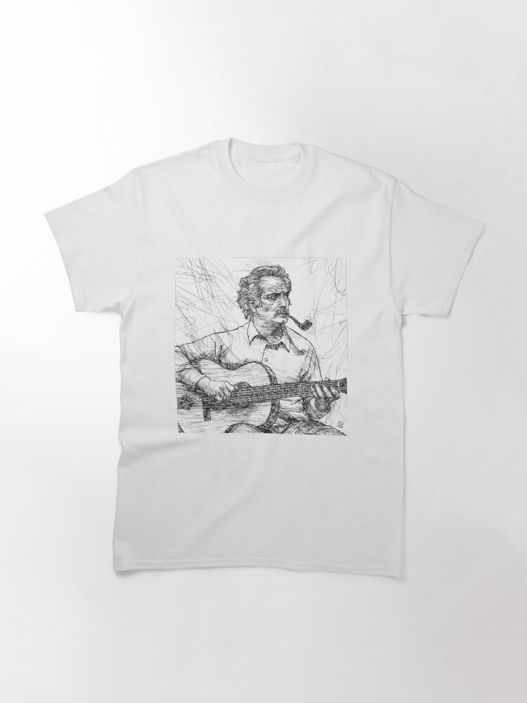 Georges Brassens GEORGES BRASSENS ink portrait .1 Classic T-Shirt