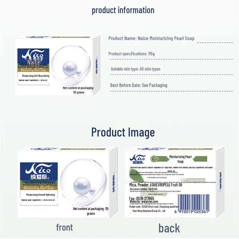 Nice Moisturizing Pearl Soap