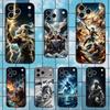 Мифология Греческое Искусство Зевс Для iPhone 12,14,13,15,16,11,17,X,Mini,XR,SE,XS,Plus,Pro,Max,8,7,Мягкий Силиконовый Черный Чехол