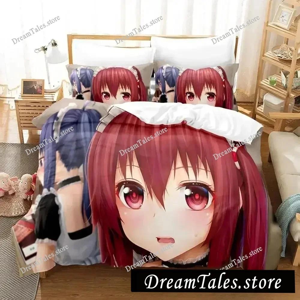 3D-печать Аниме Himouto! Постельное белье Umaru-chan Пододеяльник Покрывало для спальни Односпальное Двуспальное King Size Чехол для одеяла Домашний текстиль3