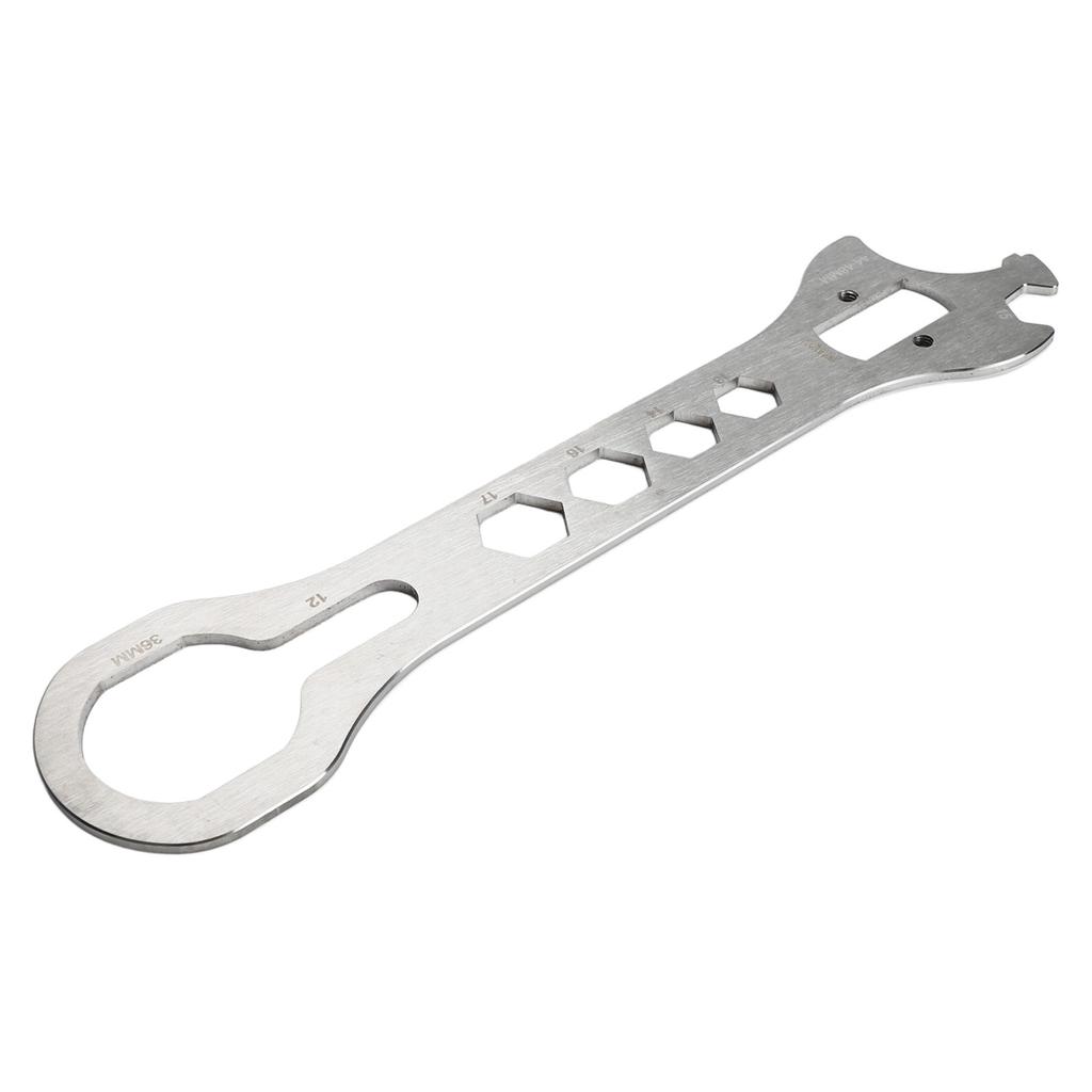 Ключ для каретки из нержавеющей стали, инструмент для снятия каретки велосипеда, для установки и ремонта чашки каретки