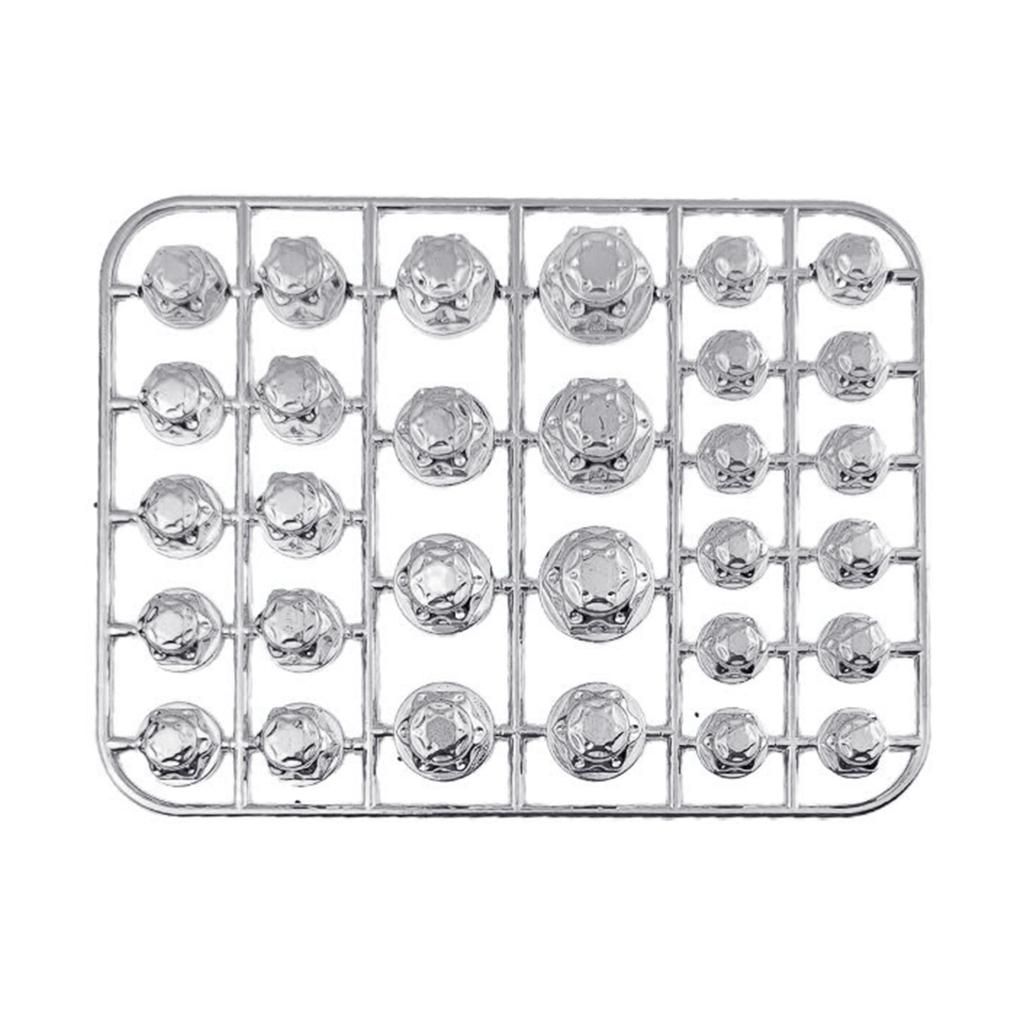 Motorcycle Bolt Covers 30Pcs Motorbike Screw Nut Bolt 5 Size 13mm-21.5mm Motorcycle Screw Nut Covers Decoration