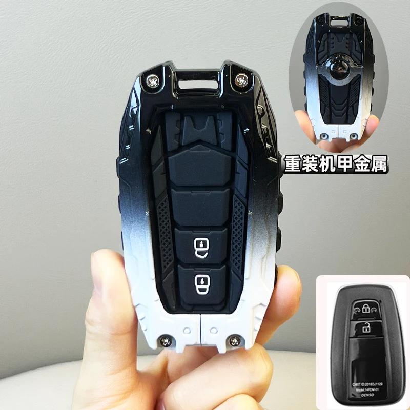 bsqrw5 Car Remote Key Case Cover for Toyota GR RAV4 Crown Hilux Fortuner Corolla SE 2023 Camry Yaris Land Cruiser Prado Venza Accessory