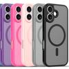 Магнитный чехол для iPhone 17 Pro Max: Дизайн с мелкими отверстиями 2.0, Матовое покрытие, приятное на ощупь, Совместимо с Apple 16/15/14/13