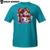 Festive Snowman T-Shirt – Merry Xmas Present and Red Ribbon Design