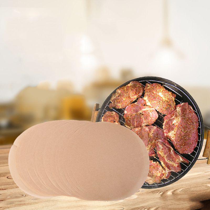 8inch Parchment Paper Cookie Baking Sheets Liners Round Cake Pan Non-Stcki