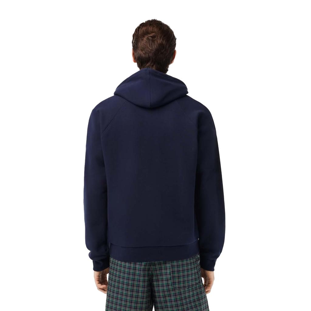 Lacoste Mens Heritage Badge Fleece Hoodie