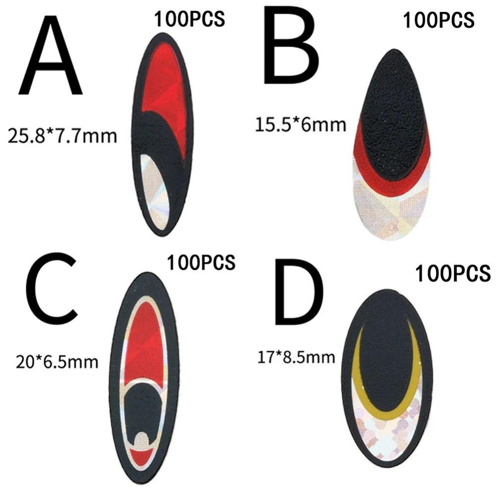 Realistic Simulation Fisheye Holographic Fake Bait Sticker Fishing Lure Eyes  Sea Fishing
