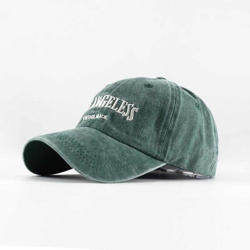 Retro American face small baseball cap children spring and summer washing couple versatile casual cap men