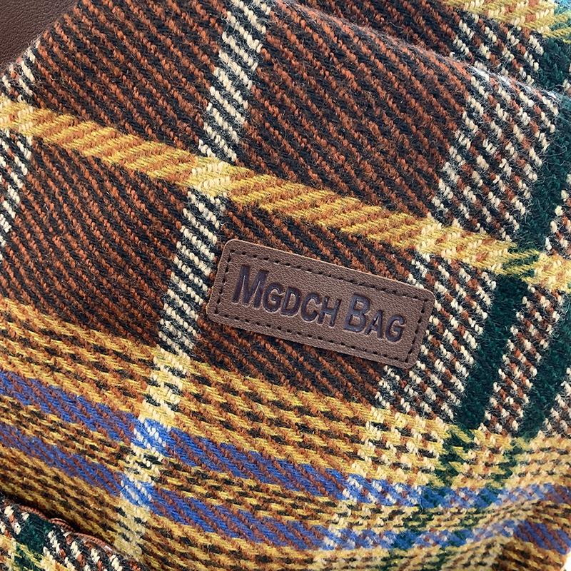 Винтажный клетчатый школьный рюкзак для женщин