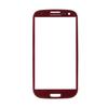 Red Front Screen Glass + Adhesive for Samsung Galaxy S3 I9300 I9305
