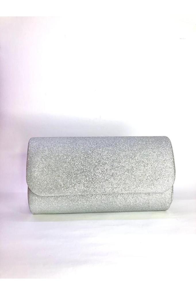 Женская стильная и полезная сумка для вечернего платья Женская серебристая сумка для вечернего платья серебро