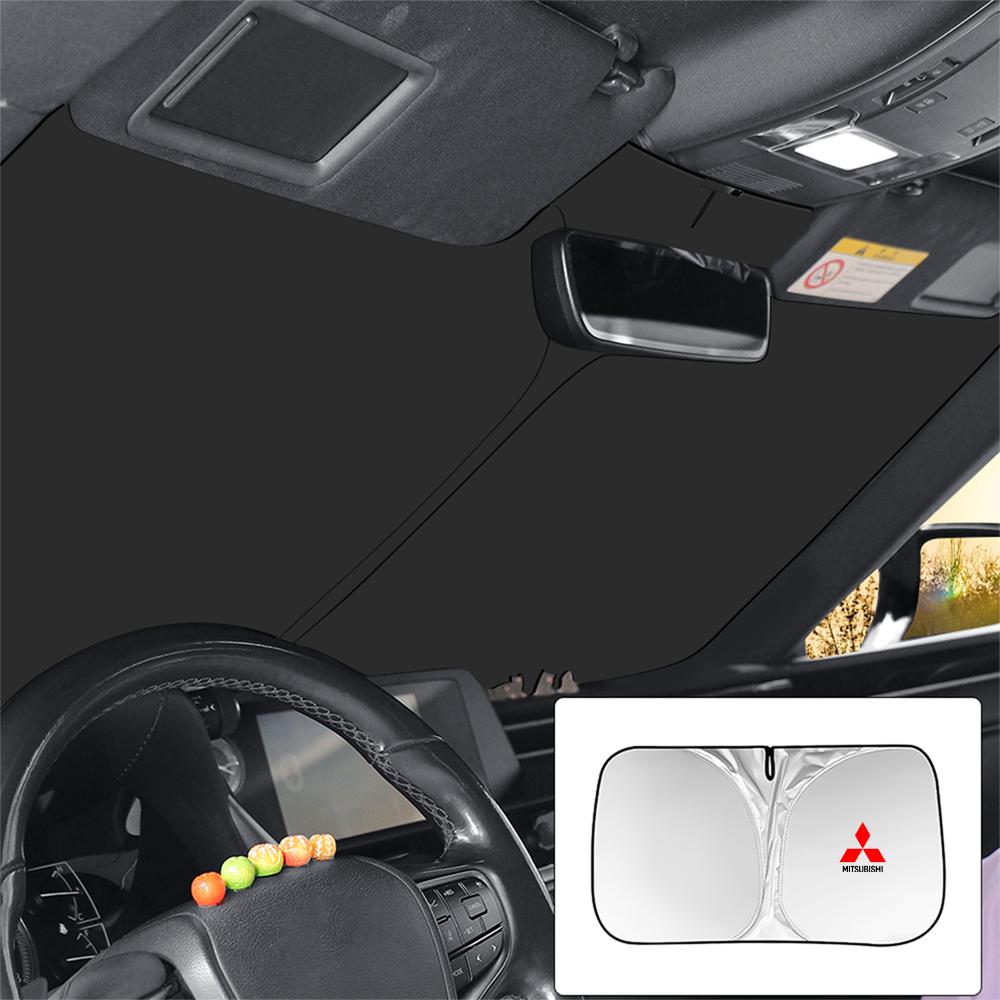 Car Windscreen UV Sunshade Protection Shield for Mitsubishi Lancer Pajero Outlander Eclipse Galant Triton RALLIART ASX EX