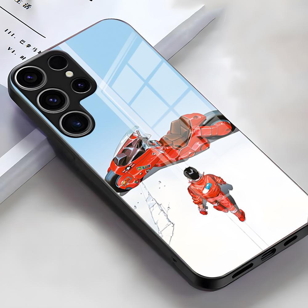 AKORA Phone Case For Samsung S26 S25 Edge Ultra S23 S22 S21 S20 Ultra Plus S24 Fe A54 A53 A25 Glass Cover
