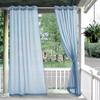 Outdoor Gazebo Light-Transmitting Waterproof Sheer Curtains