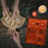 Elegant Tarot Deck Stand with Jewelry Compartments Handmade Wood Organizer for Accessories Rune Storage Container