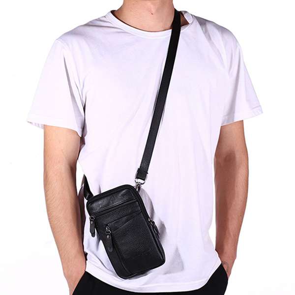 Outdoor Travel Men'S Shoulder Messenger Bag Lightweight Multi-Function Casual Crossbody Handbag