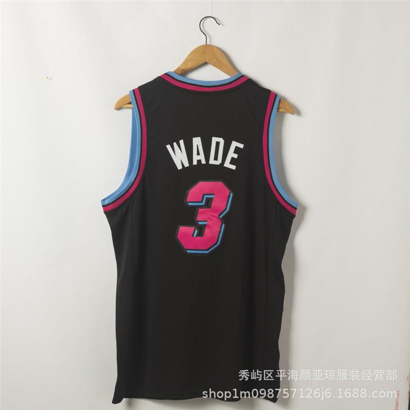 Miami Heat 3 Dwyane Wade Embroidered Basketball Jersey Men Women Breathable Sportswear Season