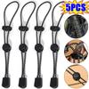 5PCS Rope Clips, Suitable for Hiking Poles, Walking Sticks, Elastic Rope Multi-purpose Tools, Hiking and Camping Accessories