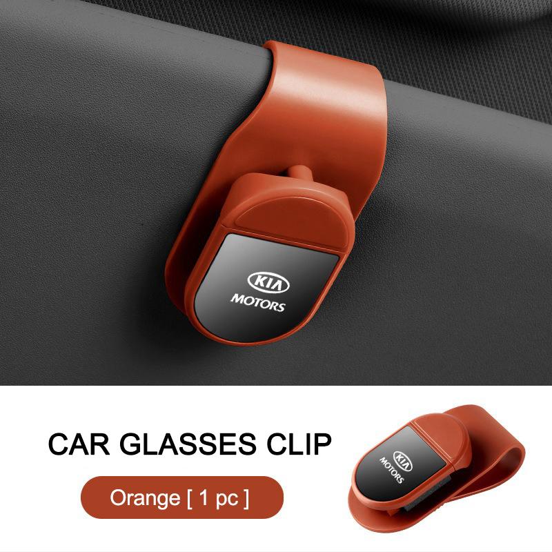 NAQF7 Car Sun Visor Mount Glasses Clip Sunglasses Storage Interior Decoration for KIA K3 K5 Sportege Picanto Optima Soul Ceed Sorento