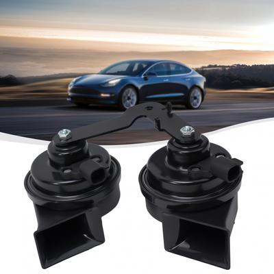 Воздушный электрический супер громкий рог улитки двойной свисток звук для Tesla Model 3