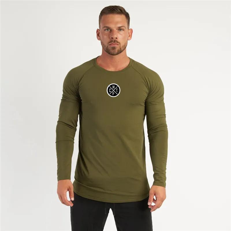 Брендовая мужская компрессионная футболка Do The Work Slim Fit для тренажерного зала, спорта, фитнеса, бодибилдинга, повседневная модная осенняя дышащая хлопковая футболка с принтом