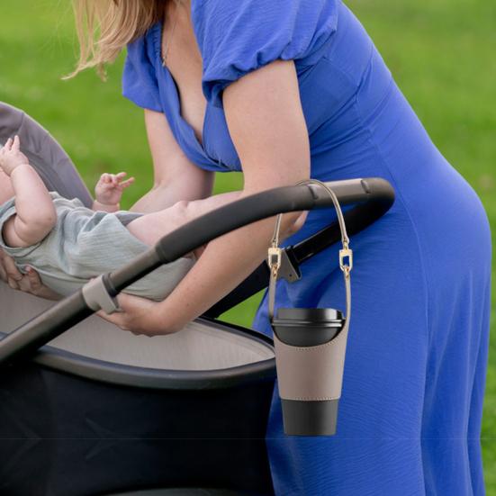 Чехол для чашки из искусственной кожи, переносной держатель для напитков, изоляционный стакан для горячей и холодной воды