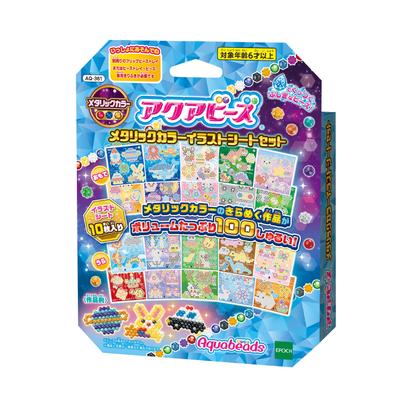 EPOCH Aquabeads продаются отдельно. Лист иллюстраций. Цветной лист иллюстраций. Сертификация ST Mark. Для детей от 6 лет. Игрушечные водные палочки с функцией приготовления воды.